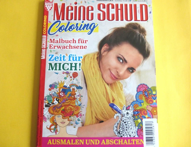 Malbuch für Erwachsene Meine Schuld ca:28 x 21 cm ca:144 Vorlagen
