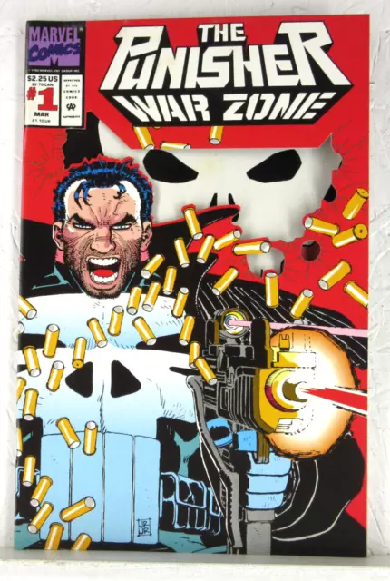 PUNISHER WAR ZONE #1 * Marvel Comics * Comic Book - 1992 - Die Cut