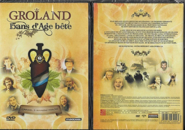 Groland DVD - GROLAND : 15 ANS D' AGE BETE Le meilleur de GROLAND BEST OF ...