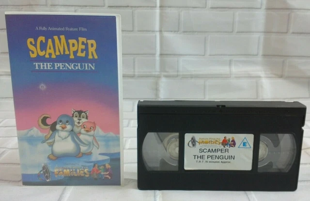 SCAMPER THE PENGUIN VHS Video Tape £1.50 - PicClick UK