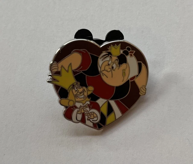 DISNEY VILLAINS - Alice in Wonderland - Queen and King of Hearts Pin ...