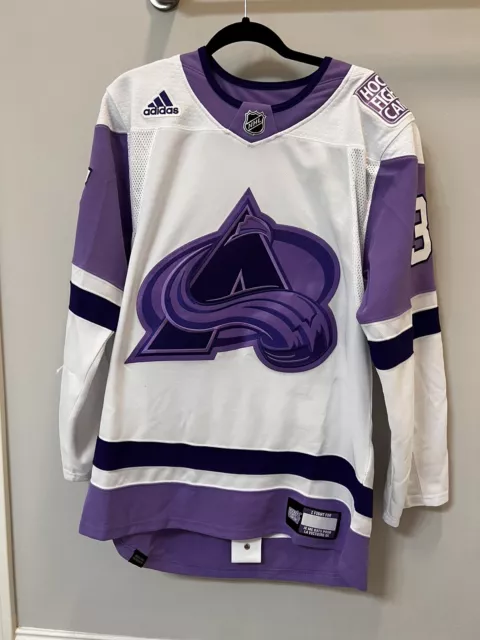 Hockey Fights Cancer Tampa Bay Lightning Purple 255J Adidas NHL Authentic  Pro Jersey