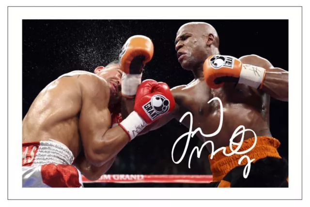 FLOYD MAYWEATHER Signed Autograph PHOTO Fan Gift Signature Print BOXING Boxer