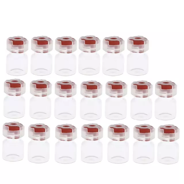 3g Mini Sterile Clear Vials Pack of 20