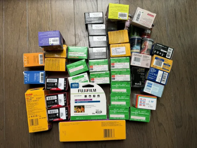 35mm New Film Rolls Variety Pack Kodak Portra Fuji & More! Please See Pictures 2
