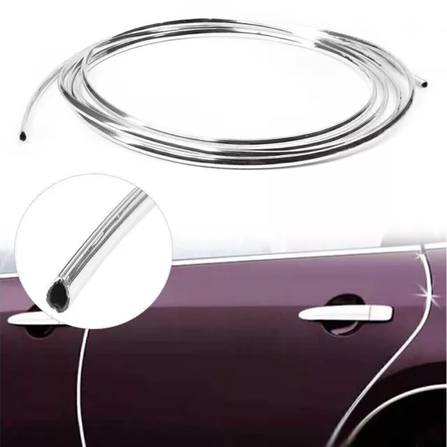 3M Car Door Edge Guard Scratch Protector Molding Strip Trim Cover Chrome UK