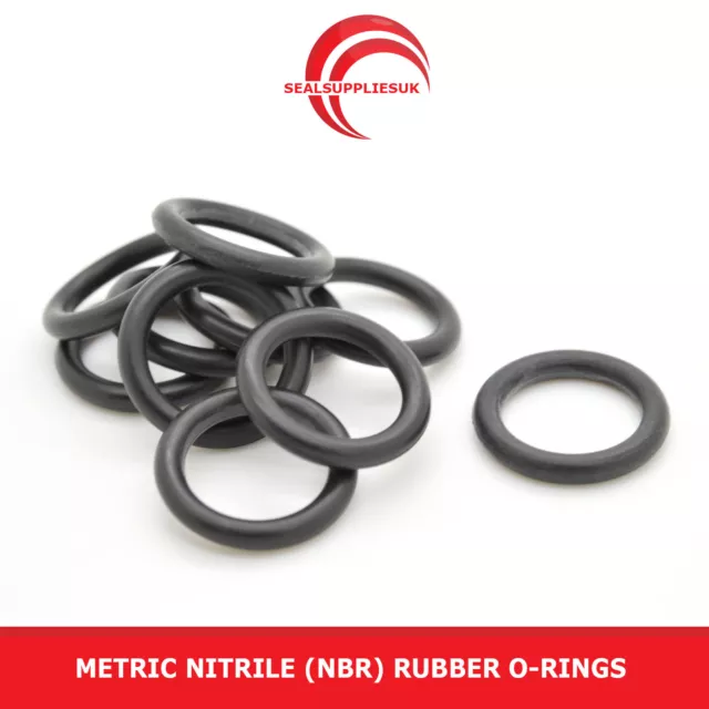 5mm Cross Section Metric Nitrile Rubber O Ring 5mm-410mm ID Oring