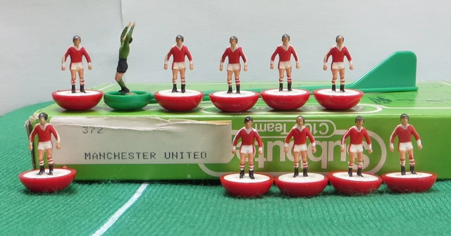 Jeu Subbuteo Vintage - Manchester United 2ème Équipe - Réf. 732 Ultra Léger - Collection UK