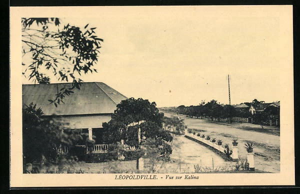 CPA Léopoldville, Vue sur Kalina