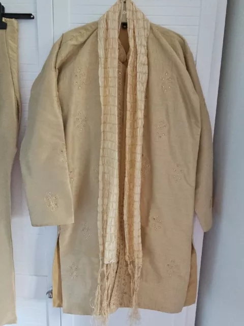 Ragazzi Indiano Sherwani kurta pakistano salwar shalwar kameez matrimoni età 11
