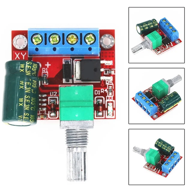 Diymore Régulateur Vitesse Moteur PWM 5-30V 12A 360W - Contrôleur MGP