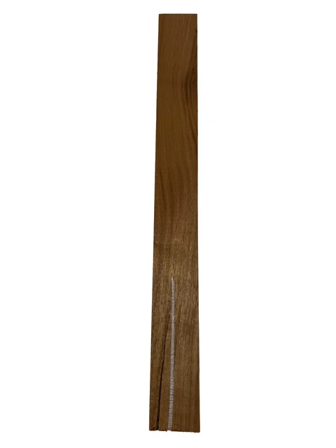 Bloque en blanco de madera de caoba africana de madera cuadrada 27""x3-3/4""x2-7/8"" #101