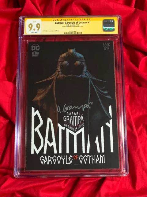 CGC SS 9.9~Batman Gargoyle of Gotham #1~1st Print A~SIGNED Rafael Grampa~up 9.8