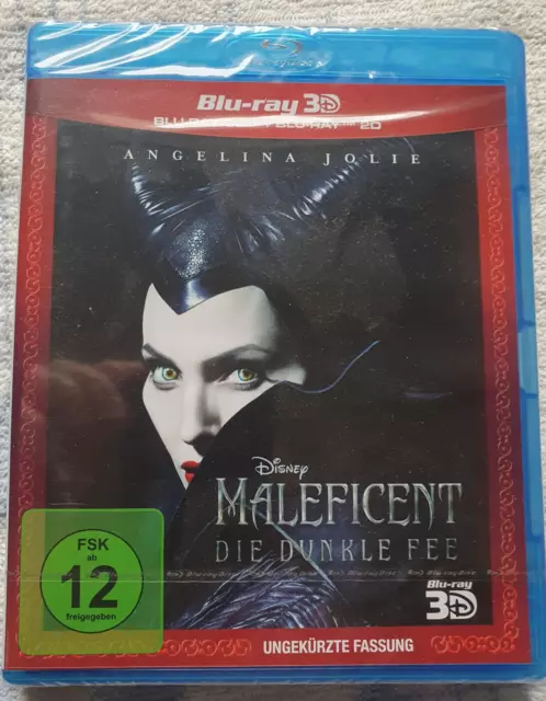 Maleficent - Die Dunkle Fee (+ Blu-ray 2D) [Blu-ray 3D] NEU OVP Angelina Jolie