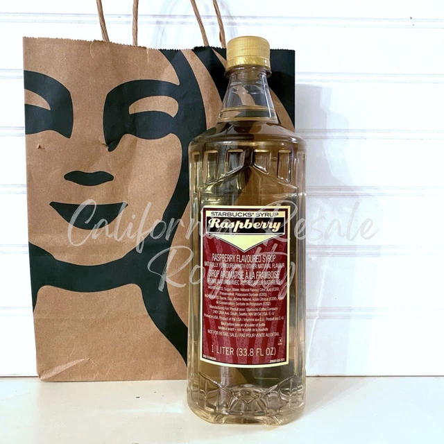 DISCONTINUED STARBUCKS COFFEE Raspberry Syrup NEW 1L BB Varies2023/24