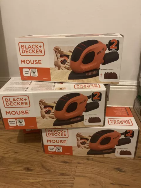 Black and Decker Mouse Orbital Sander 55W BEW230  11000RPM