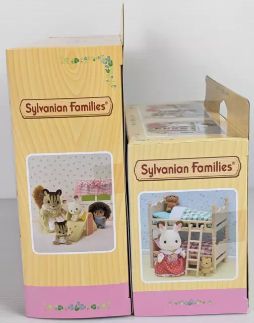 Sylvanian Families Baby Nursery Set + Children's Bedroom Furniture 5436 4254 Lot 3