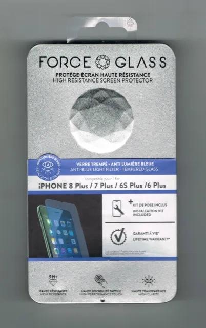 2 x Verre trempé 3D Vitre Protection écran Anti Lumière Bleue Blue light  Pour Iphone 11 (6.1)
