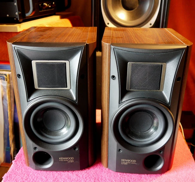 KENWOOD LSSE9 RIBBON Tweeter Bookshelf Speakers Highfidelity