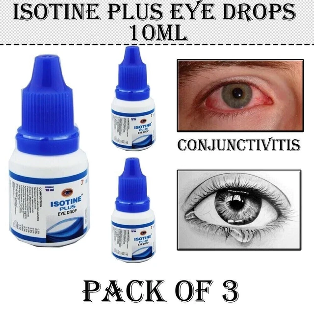 Gouttes Pour Les Yeux Isotine Plus - Cure Cataracte Et Glaucome - Ingrédients Naturels