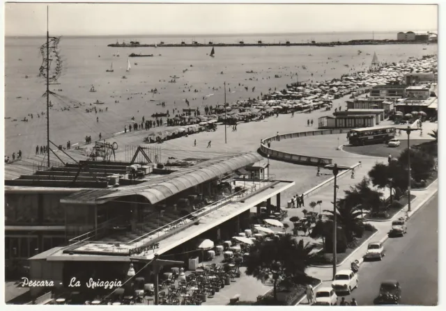 Pescara - La Spiaggia - Viagg. 1963 -97489-