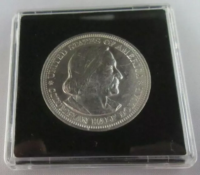 Worlds Columbian Exposition Chicago Usa 1892 Silver Columbian Half Dollar