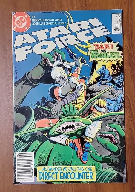 Dc Comics #2 Atari Force Mid Grade Comic Bagged & Boarded - Vf+