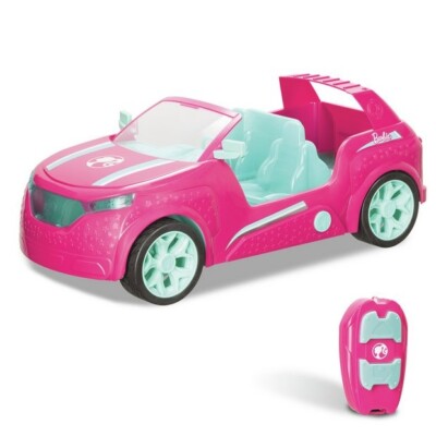 BARBIE REMOTE CONTROLLED Car Cruiser | Pink | Open Air | 4 seater | Used £30.00 - PicClick UK