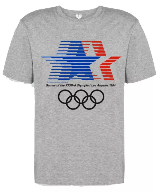 los angeles olympic games retro sports event t shirt 1984