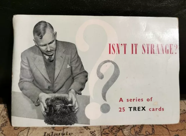 Complete Set 25 Trex Club Cards "Isn't it Strange" In Original Vintage Album