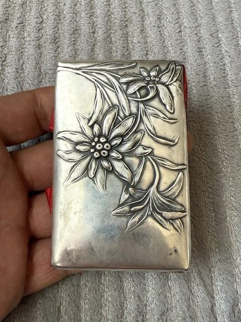 ANCIEN CARNET DE Bal En Argent Massif Art Nouveau EUR 49,00 - PicClick FR