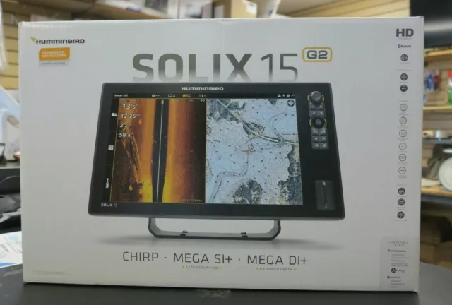 HUMMINBIRD SOLIX 15 Msi G2 Cho 411050-1Cho New In Box W/O