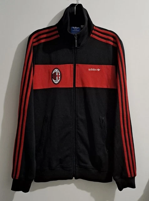 Rare Adidas Beckenbauer AC Milan Jacket M Vintage Baresi Maldini Gullit Giacca