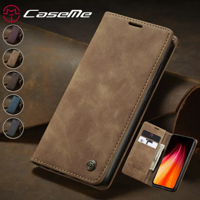 Leather Wallet Case Magnetic Flip Cover For Xiaomi Redmi Note 8 9 9s 10s 11 Pro