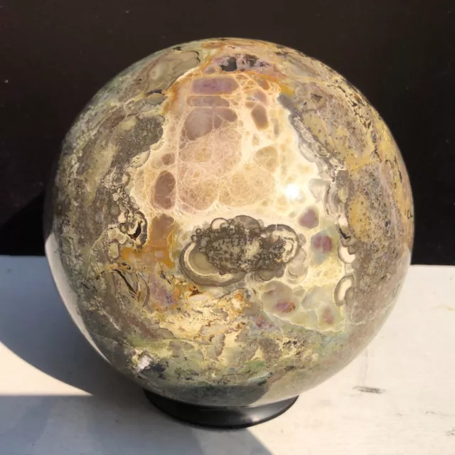 10.4LB  Natural volcanic agate quartz ball crystal ball mineral specimen healing