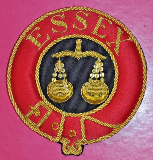 Masonic Knights of Malta Essex Provincial Baillie Mantle Badge