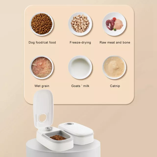Automatic Pet Feeder Smart Food Dispenser For Cats Dogs Timer Stainless Steel Bo