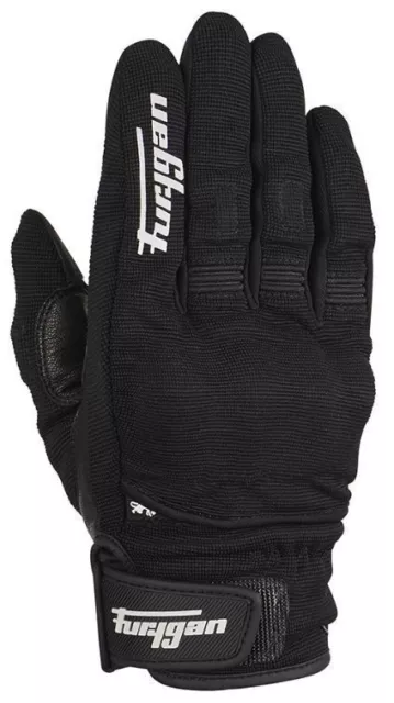 Femmes Moto Gants S - Furygan Jet D3O Femme - Noir-Blanc