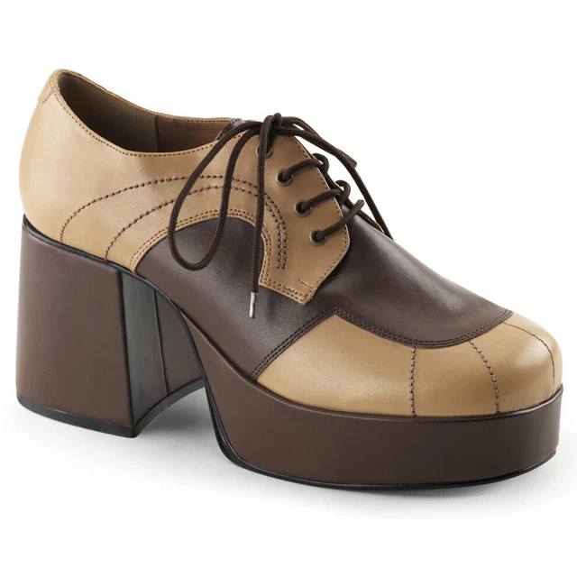 Men's 70's shop disco platform shoes
