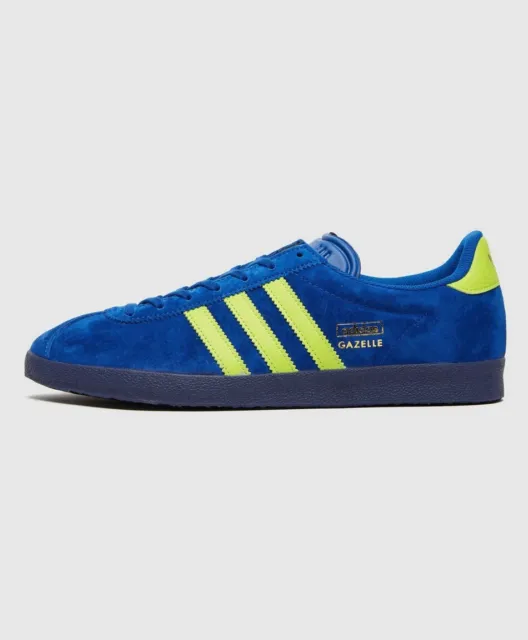 Adidas Gazelle Og Suede - Royal Blue / Slime Green - Fz2686  - Uk 9, 10, 11