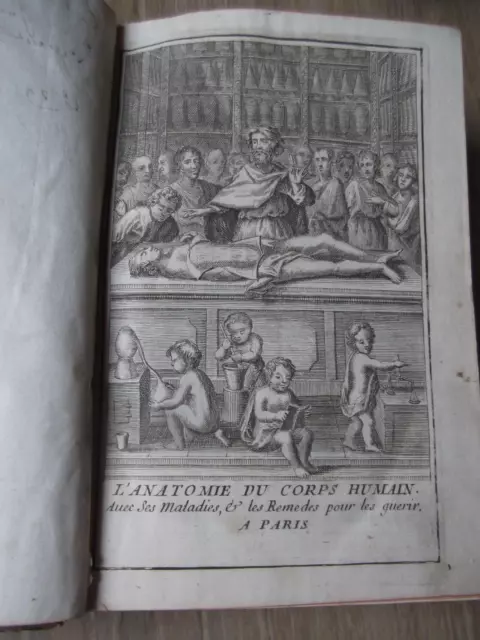 DE SAINT HILAIRE L’ANATOMIE du CORPS HUMAIN 1698  Médecine CHIRURGIE 55 PLANCHES