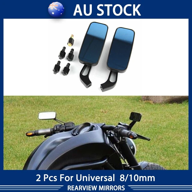 Motorcycle Rear View Mirrors Chrome Motorcycle Mirrors – 8mm/10mm - Foto 4