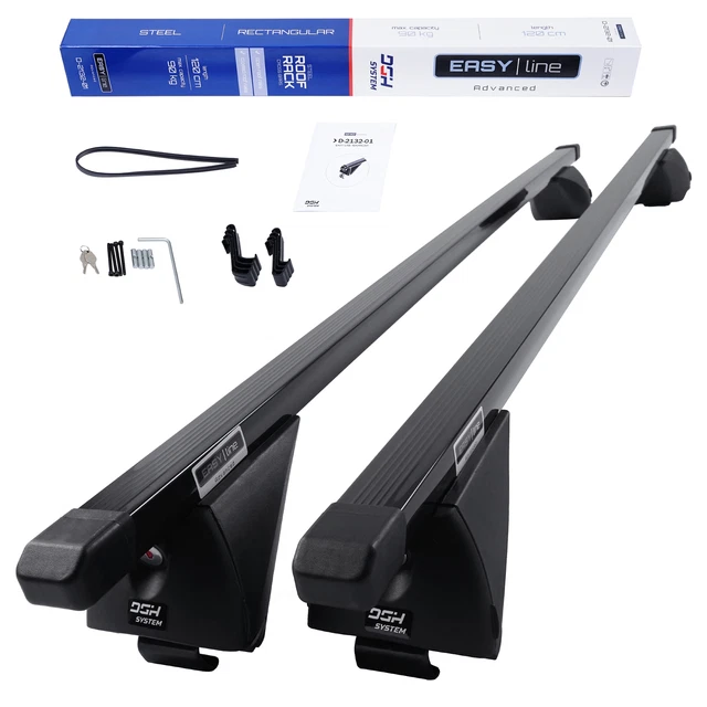 Barres De Toit Aluminium Pour Kia Stonic 2017-2025 - Gris - Charge 90kg - 2 Barres