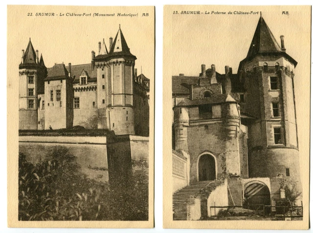 CPA 49 Maine et Loire Saumur Lot de  9 cartes postales anciennes