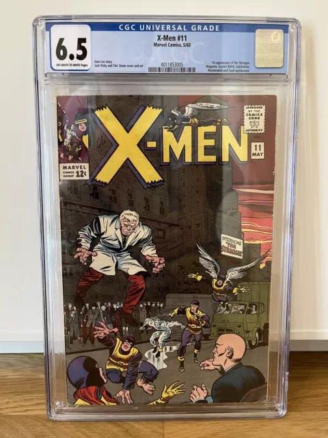 X-Men 11 - CGC 6.5 - OW/W, Marvel Silver Age Key 1st Stranger