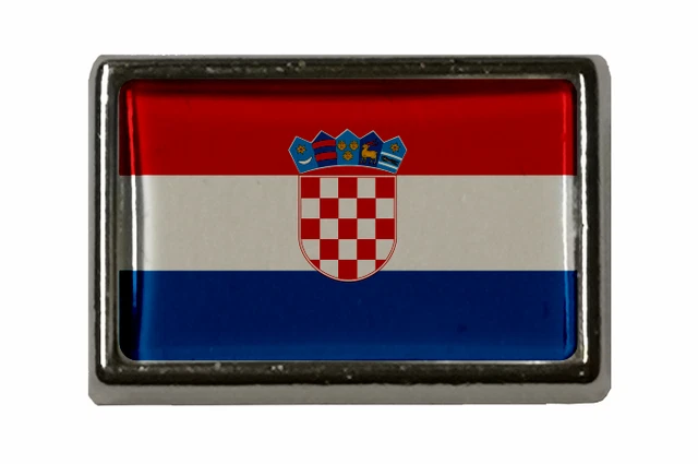 Russland Flaggenpin – Anstecknadel Aus Metall & Acryl, 15x23 Mm, Mit Butterflyclip