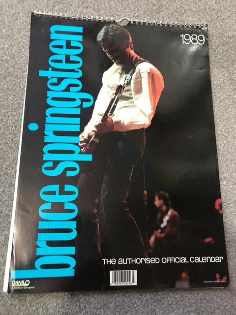 BRUCE SPRINGSTEEN 1989 Official Calendar - Vintage Collectible ...