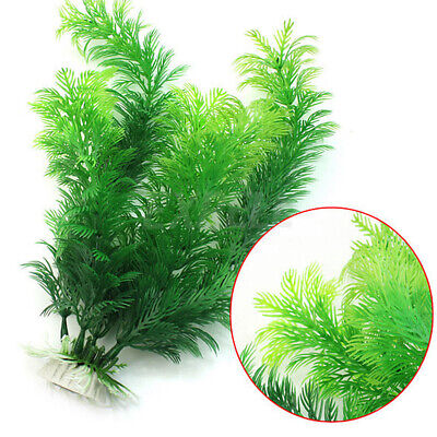 1Pc Artificial Water Grass Green Plastic Plant for Fish Tank Aquarium Ornaments 2
