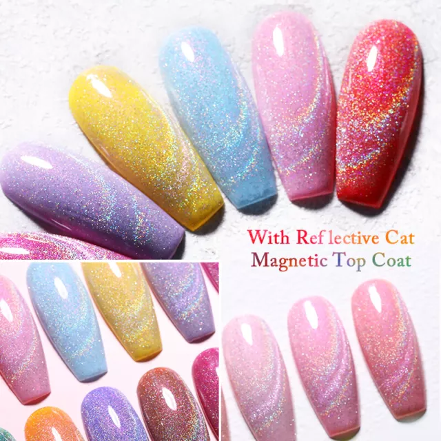 UR SUGAR Holographisch Magnetisch Gel Nagellack Nail Reflektierend Glitzerlack