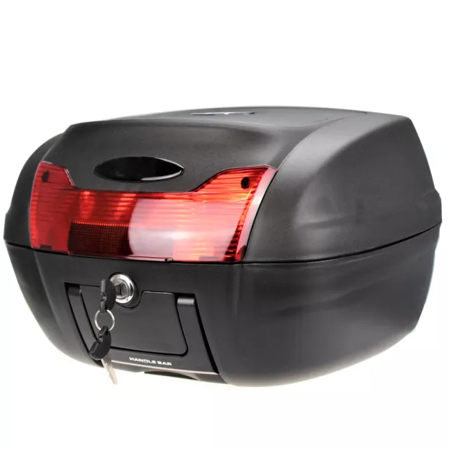 40L Motorcycle Top Box Motorbike Scooter Rear Luggage Universal Storage Case